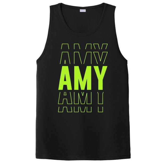 Amy Gifts Idea Retro First Name Vintage Amy PosiCharge Competitor Tank