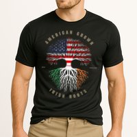 American Grown Irish Roots Ireland Flag ST. Patrick's Day Cooling Performance Crew T-Shirt