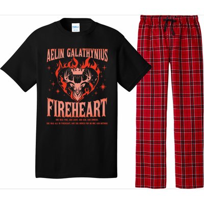 Aelin Galathynius Inspired Fireheart Fantasy Novel Fan Pajama Set