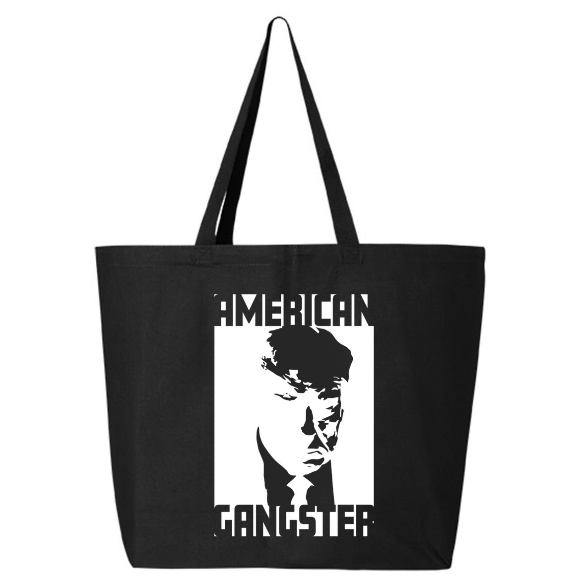American Gangster Iconic Trump Mugshot Artwork 25L Jumbo Tote