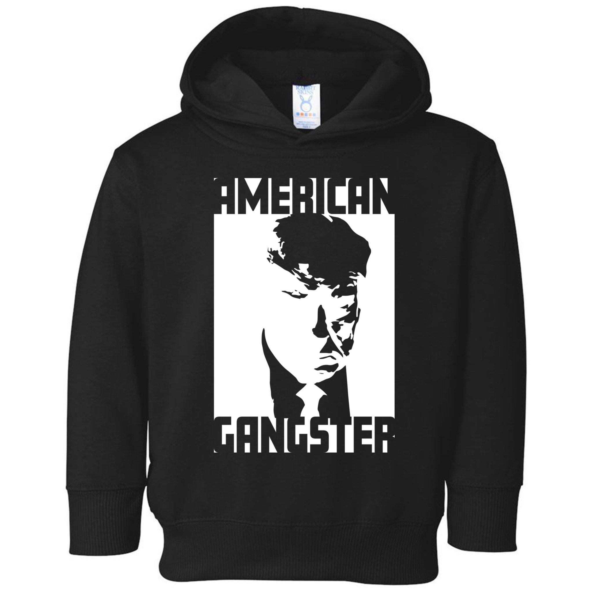 American Gangster Iconic Trump Mugshot Artwork Toddler Hoodie