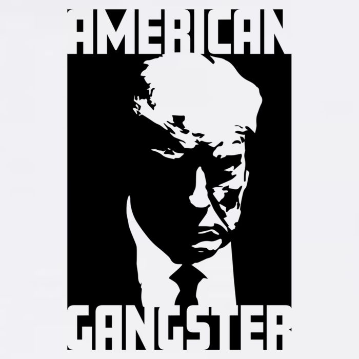 American Gangster Iconic Trump Mugshot Artwork Doggie Tank