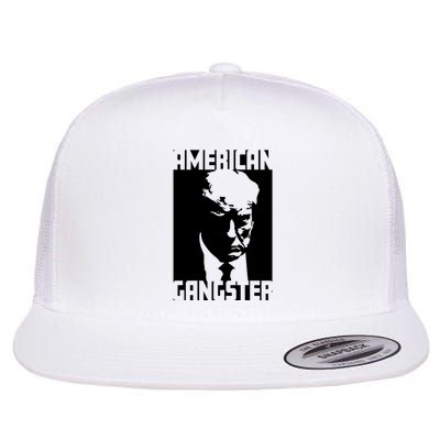 American Gangster Iconic Trump Mugshot Artwork Flatbill Hat