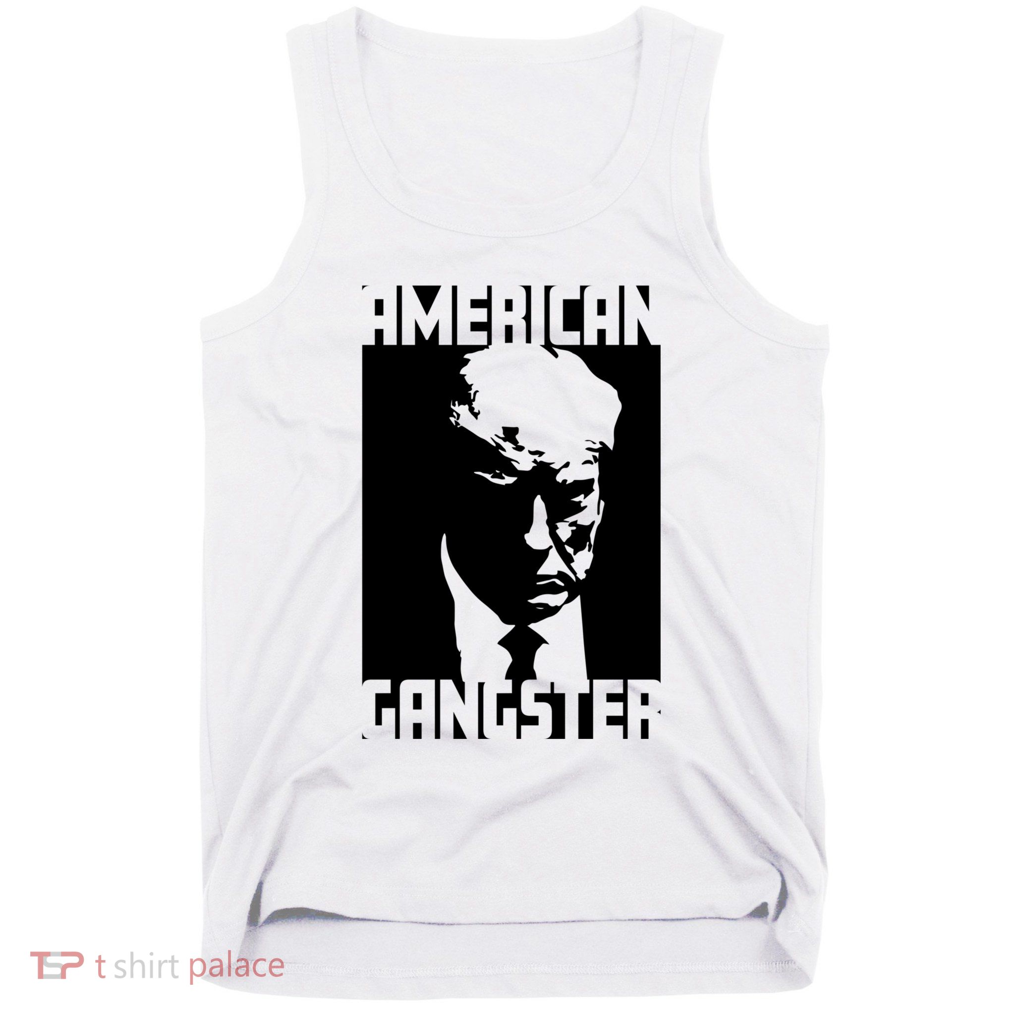 American Gangster Iconic Trump Mugshot Artwork Tank Top