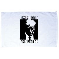 American Gangster Iconic Trump Mugshot Artwork Microfiber Hand Towel