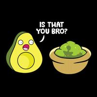 Avocado Guacamole Is That You Bro Funny Avocado 7-Panel Snapback Hat