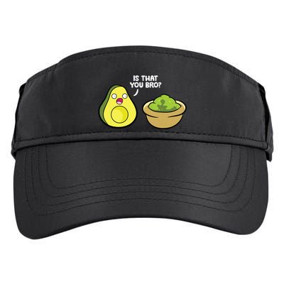 Avocado Guacamole Is That You Bro Funny Avocado Adult Drive Performance Visor