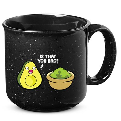 Avocado Guacamole Is That You Bro Funny Avocado 15oz Campfire Ceramic Mug