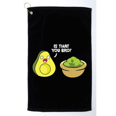 Avocado Guacamole Is That You Bro Funny Avocado Golf Towel