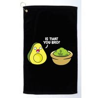 Avocado Guacamole Is That You Bro Funny Avocado Golf Towel
