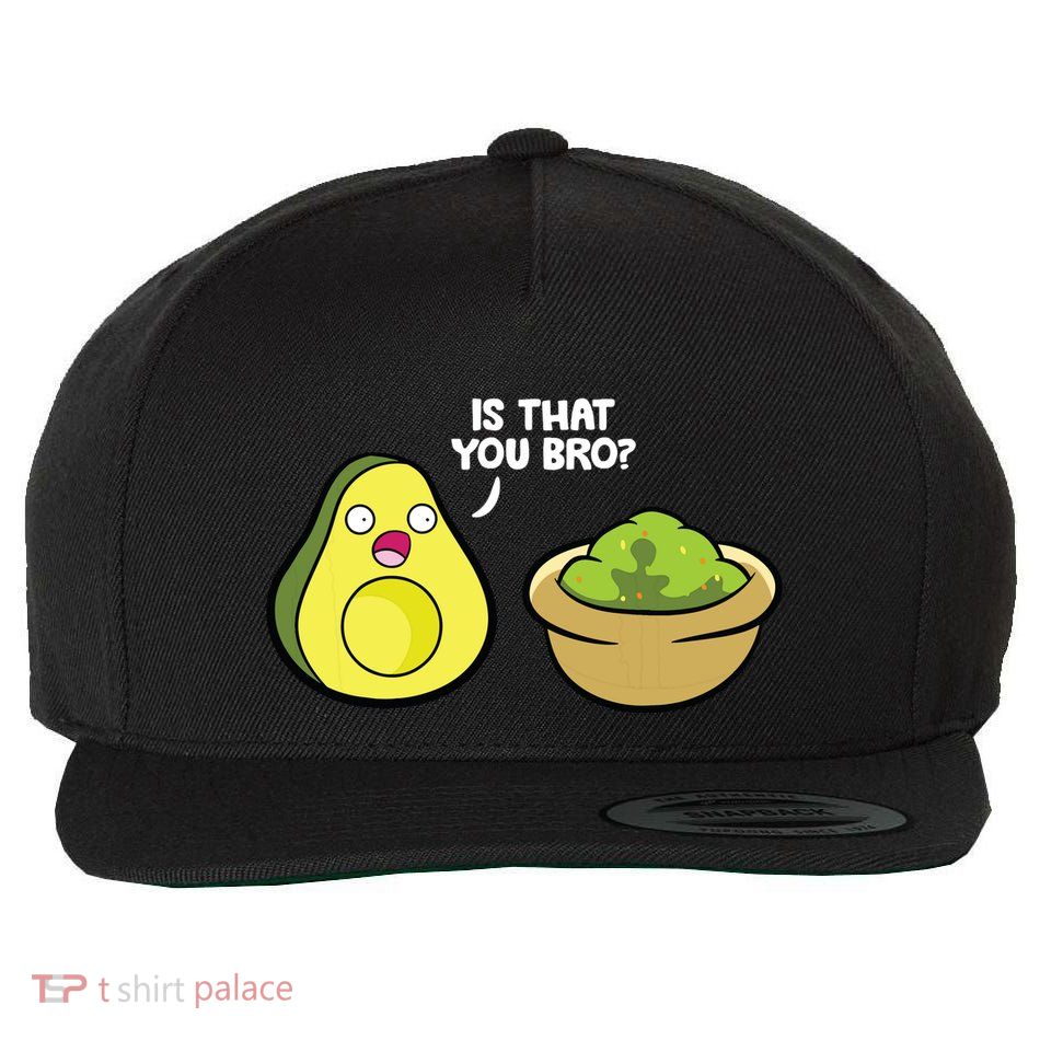 Avocado Guacamole Is That You Bro Funny Avocado Wool Snapback Cap