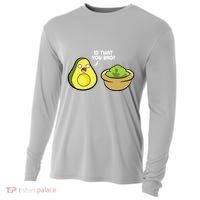 Avocado Guacamole Is That You Bro Funny Avocado Cooling Performance Long Sleeve Crew