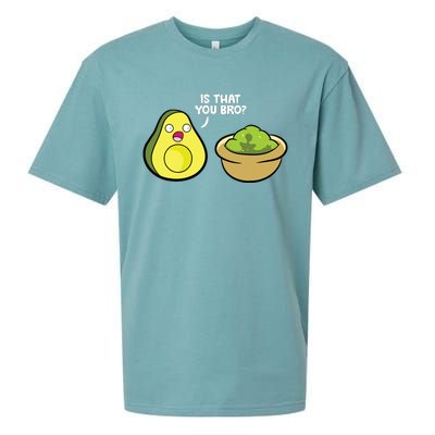 Avocado Guacamole Is That You Bro Funny Avocado Sueded Cloud Jersey T-Shirt