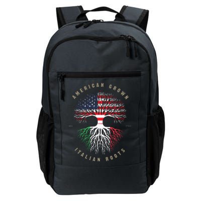 American Grown Italian Roots Italy Flag Daily Commute Backpack