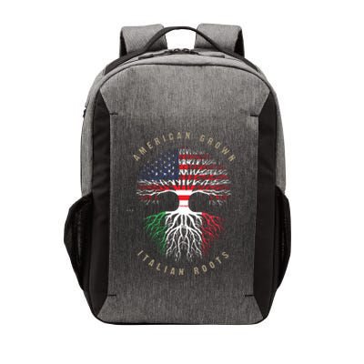 American Grown Italian Roots Italy Flag Vector Backpack