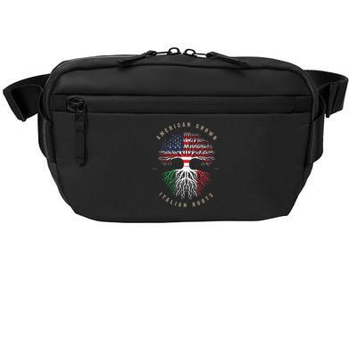 American Grown Italian Roots Italy Flag Crossbody Pack