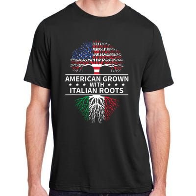 American Grown Italian Roots Shirts Italy Adult ChromaSoft Performance T-Shirt