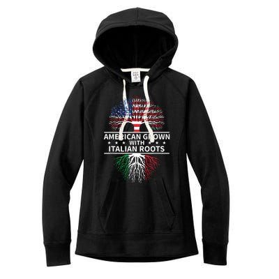 American Grown Italian Roots Shirts Italy Women's Fleece Hoodie