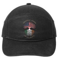 American Grown Irish Roots Ireland Flag 7-Panel Snapback Hat