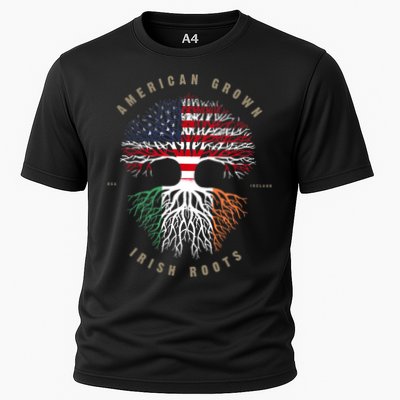 American Grown Irish Roots Ireland Flag TShirt TShirt Performance Shirt