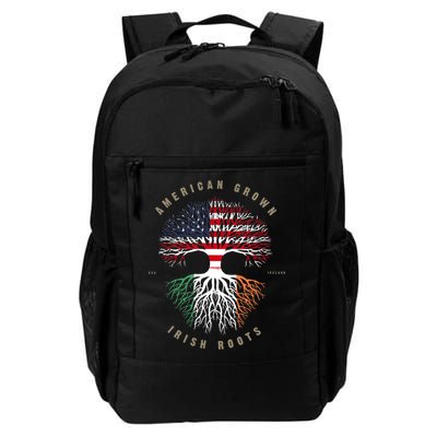 American Grown Irish Roots Ireland Flag TShirt TShirt Backpack