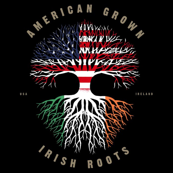 American Grown Irish Roots Ireland Flag TShirt TShirt 16 in Basic Backpack