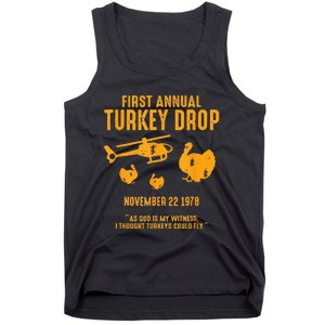 As God Is My Witness I Thought Turkeys Could Fly Funny Tank Top