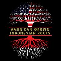 American Grown Indonesian Roots America Indonesia Tree Flag Womens Tank Top