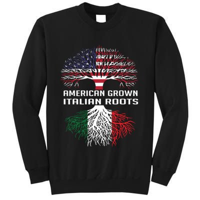 American Grown Italian Roots Italy Flag Proud Sweatshirt