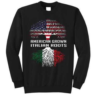 American Grown Italian Roots Italy Flag Proud Sweatshirt