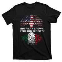 American Grown Italian Roots Italy Flag Proud T-Shirt