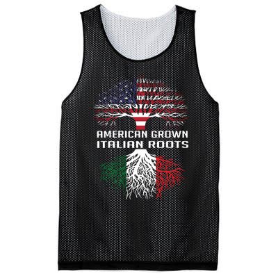 American Grown Italian Roots Italy Flag Proud Mesh Reversible Basketball Jersey Tank