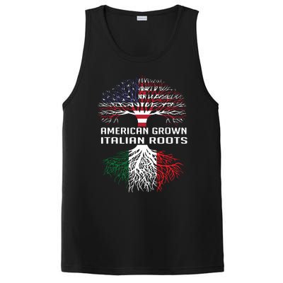 American Grown Italian Roots Italy Flag Proud PosiCharge Competitor Tank