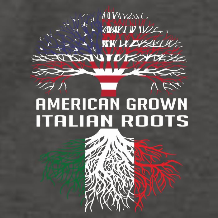 American Grown Italian Roots Italy Flag Proud Vector Backpack