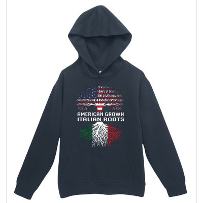 American Grown Italian Roots Italy Flag Proud Urban Pullover Hoodie