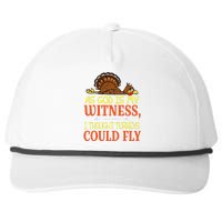 As God Is My Witness I Thought Turkeys Could Fly Snapback Five-Panel Rope Hat