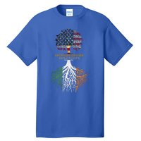 American Grown Irish Roots Ireland And Usa Flags Gift Tall T-Shirt