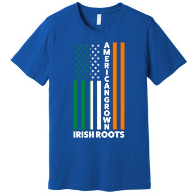 American Grown Irish Roots Irland Irish Flag Great Gift Premium T-Shirt