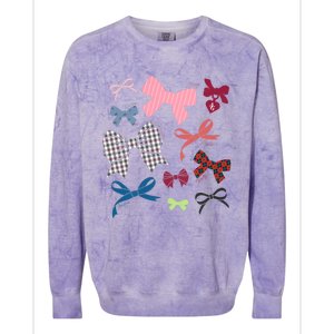 American Girl Iconic Hair Bows Colorblast Crewneck Sweatshirt