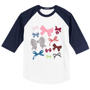 American Girl Iconic Hair Bows Baseball Sleeve Shirt