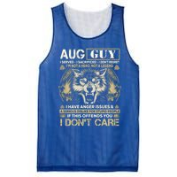 August Guy I Served I Sacrificed I Don't Regret Gift Mesh Reversible Basketball Jersey Tank