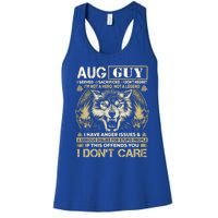 August Guy I Served I Sacrificed I Don't Regret Gift Women's Racerback Tank