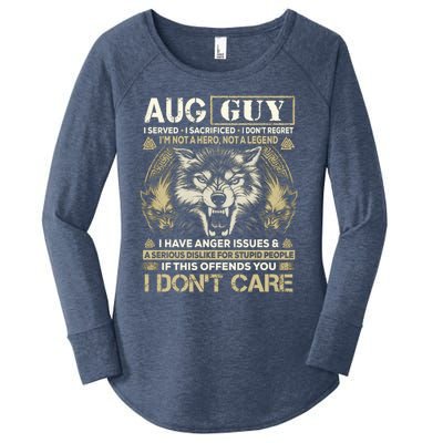 August Guy I Served I Sacrificed I Don't Regret Gift Women's Perfect Tri Tunic Long Sleeve Shirt