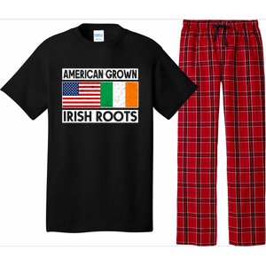 American Grown Irish Roots St Patricks Day Irish American Gift Pajama Set