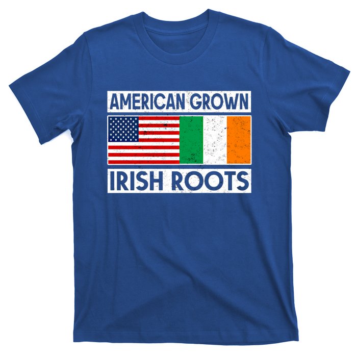 American Grown Irish Roots St Patricks Day Irish American Gift T-Shirt