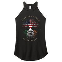 American Grown Irish Roots Ireland Flag Women’s Perfect Tri Rocker Tank