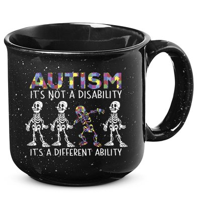 Autism Gift It's A Different Ability Gift Autism Awareness Cool Gift 15oz Campfire Ceramic Mug