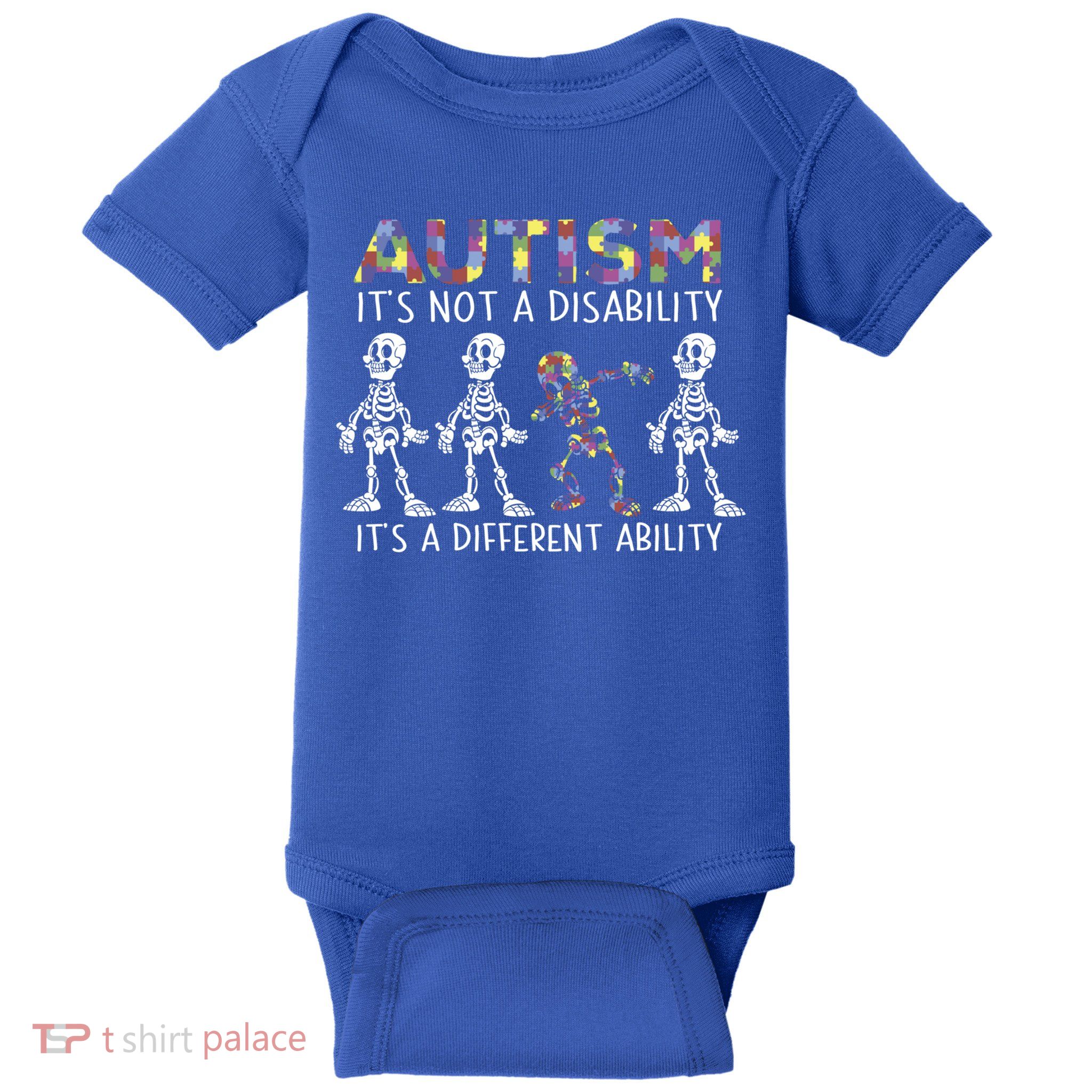 Autism Gift It's A Different Ability Gift Autism Awareness Cool Gift Baby Bodysuit