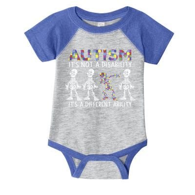 Autism Gift It's A Different Ability Gift Autism Awareness Cool Gift Infant Baby Jersey Bodysuit