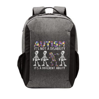 Autism Gift It's A Different Ability Gift Autism Awareness Cool Gift Vector Backpack